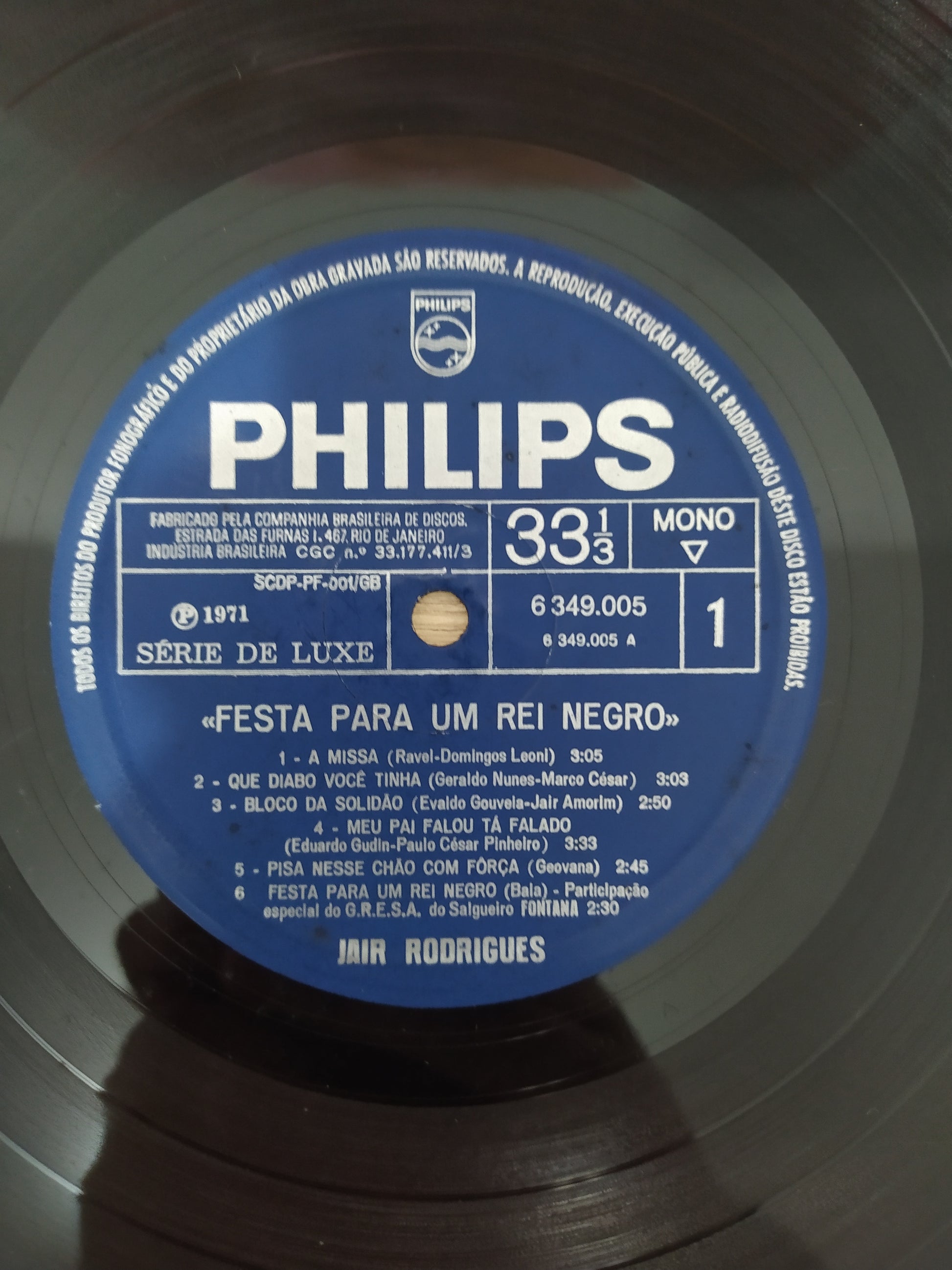 Lp Vinil Jair Rodrigues Festa Para Um Rei Negro – Searom Discos