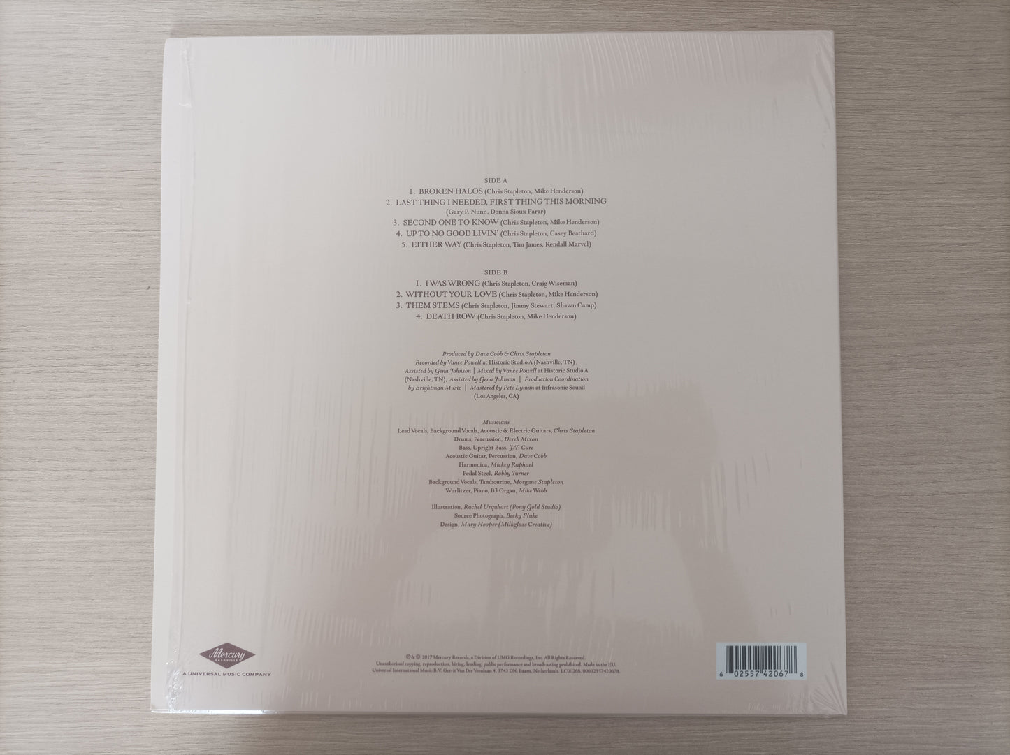 Lp Vinil Chris Stapieton From a Room Vol. 1 Com encarte