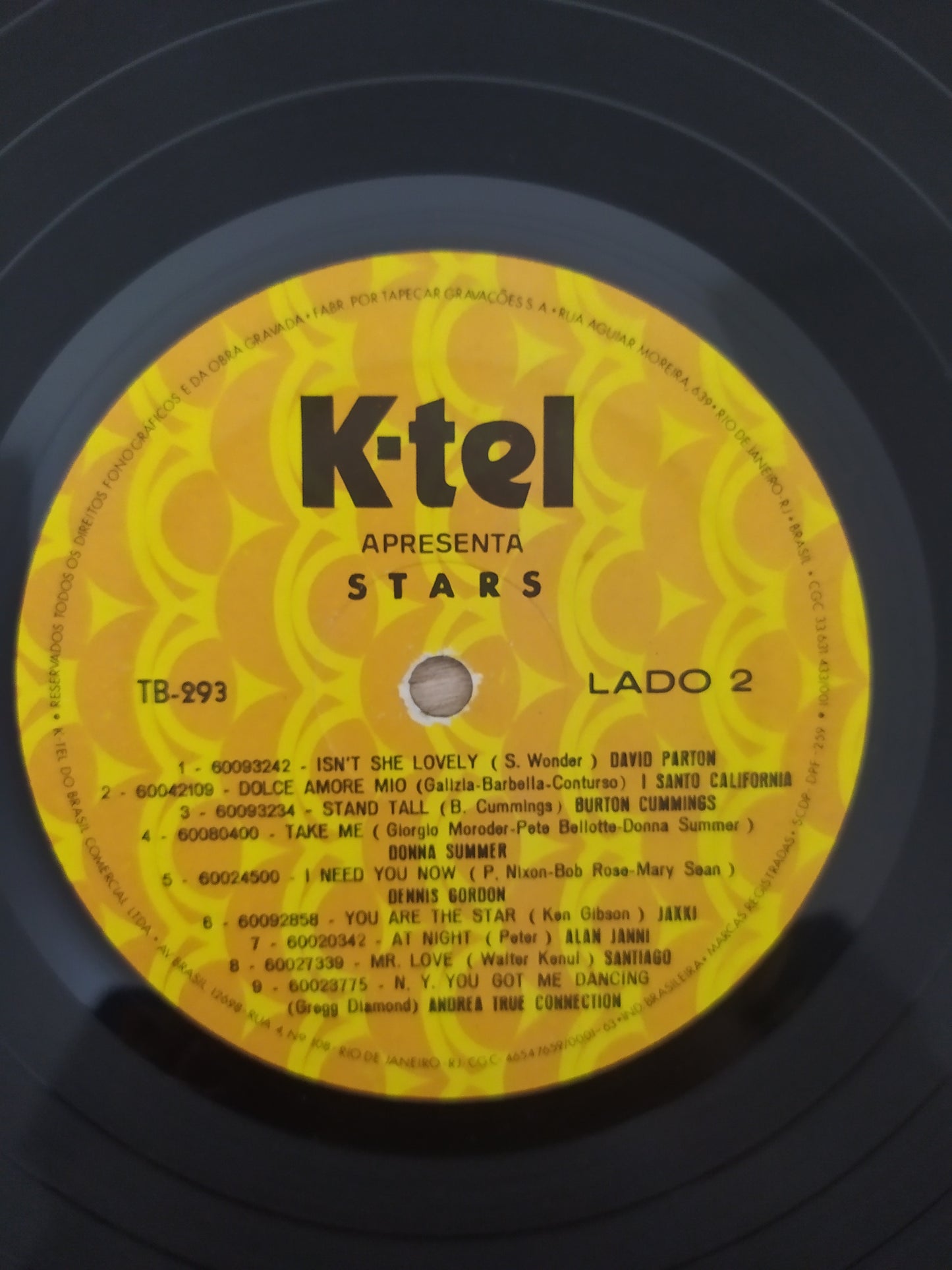 Lp Vinil K-tel Apresenta Stars