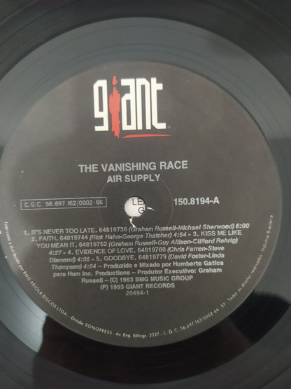 Disco Vinil The Vanishing Race Air Supply Com Encarte