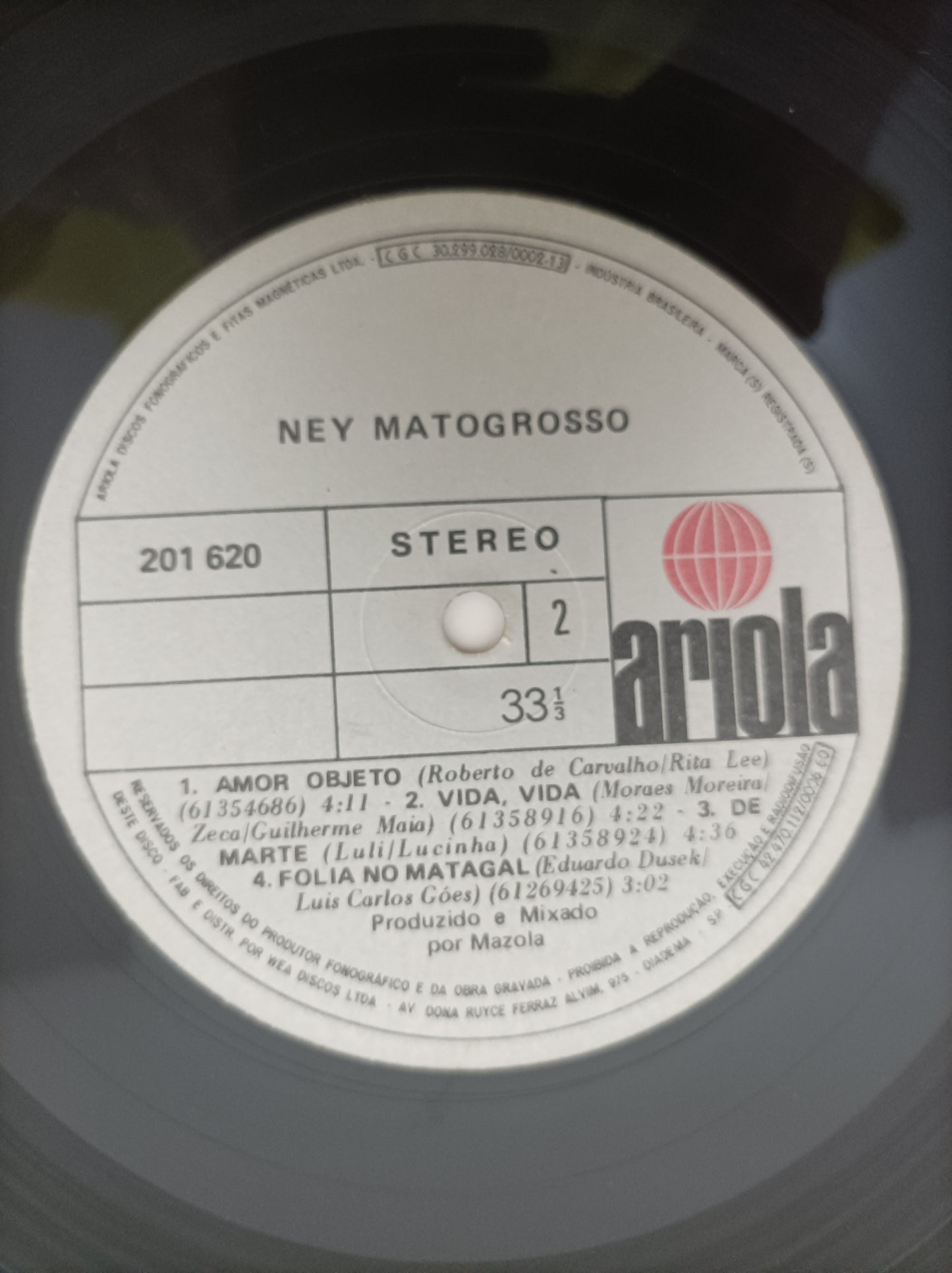 Disco Vinil 1981 Ney Matogrosso A Com encarte