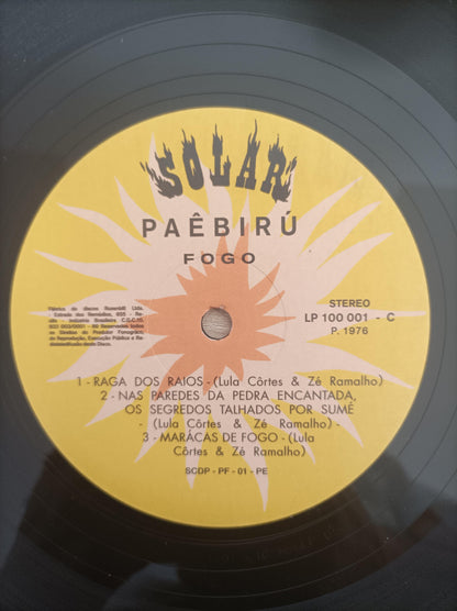 Lp Vinil Lula Côrtes & Zé Ramalho Paêbirú Duplo