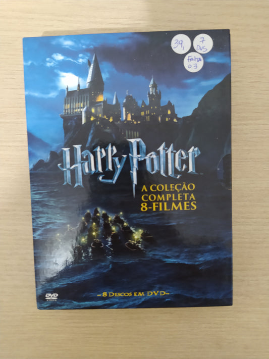 Dvd Box Harry Potter Coleção Completa 8 Filmes LEIA