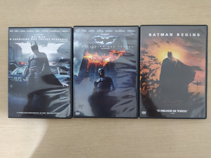 Dvd Box Batman O Cavaleiro das Trevas Trilogia 3 Dvds