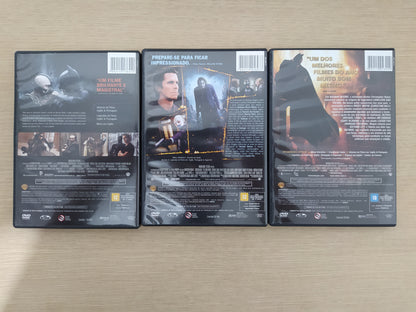 Dvd Box Batman O Cavaleiro das Trevas Trilogia 3 Dvds