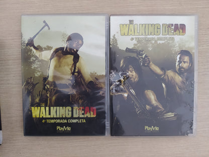 Dvd Blu Ray Lote Walking Dead 1ª a 4ª Temp 7 Dvds 3 Blu Rays