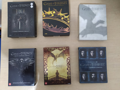 Dvd Lote Boxes Game Of Thrones 1ª a 6ª Temporada 30 Dvds