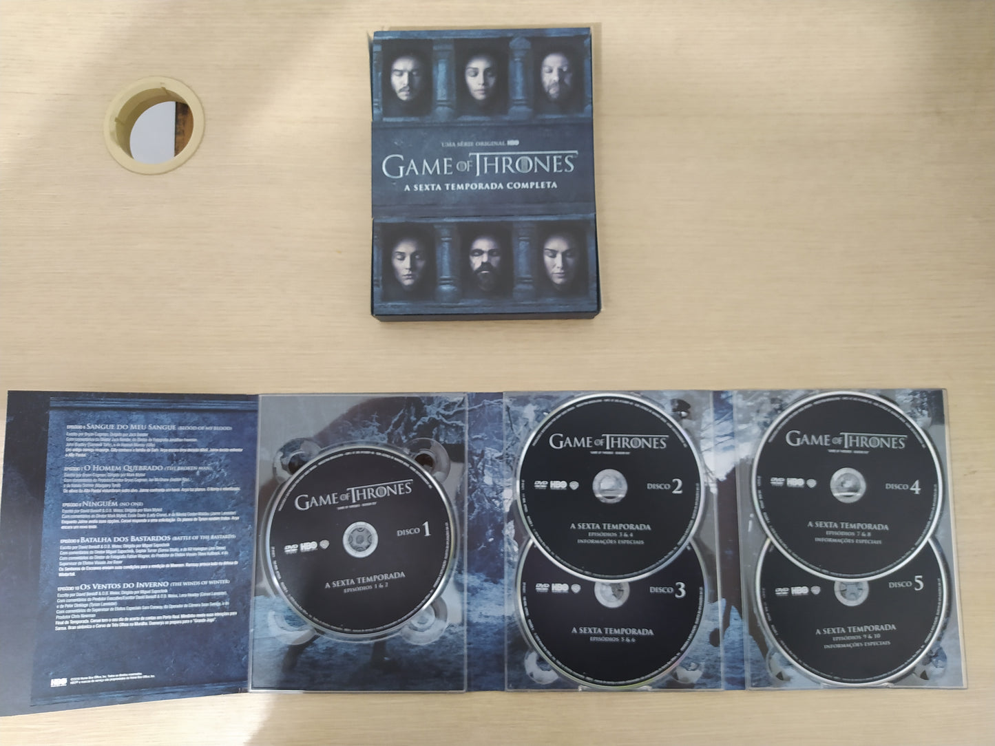 Dvd Lote Boxes Game Of Thrones 1ª a 6ª Temporada 30 Dvds