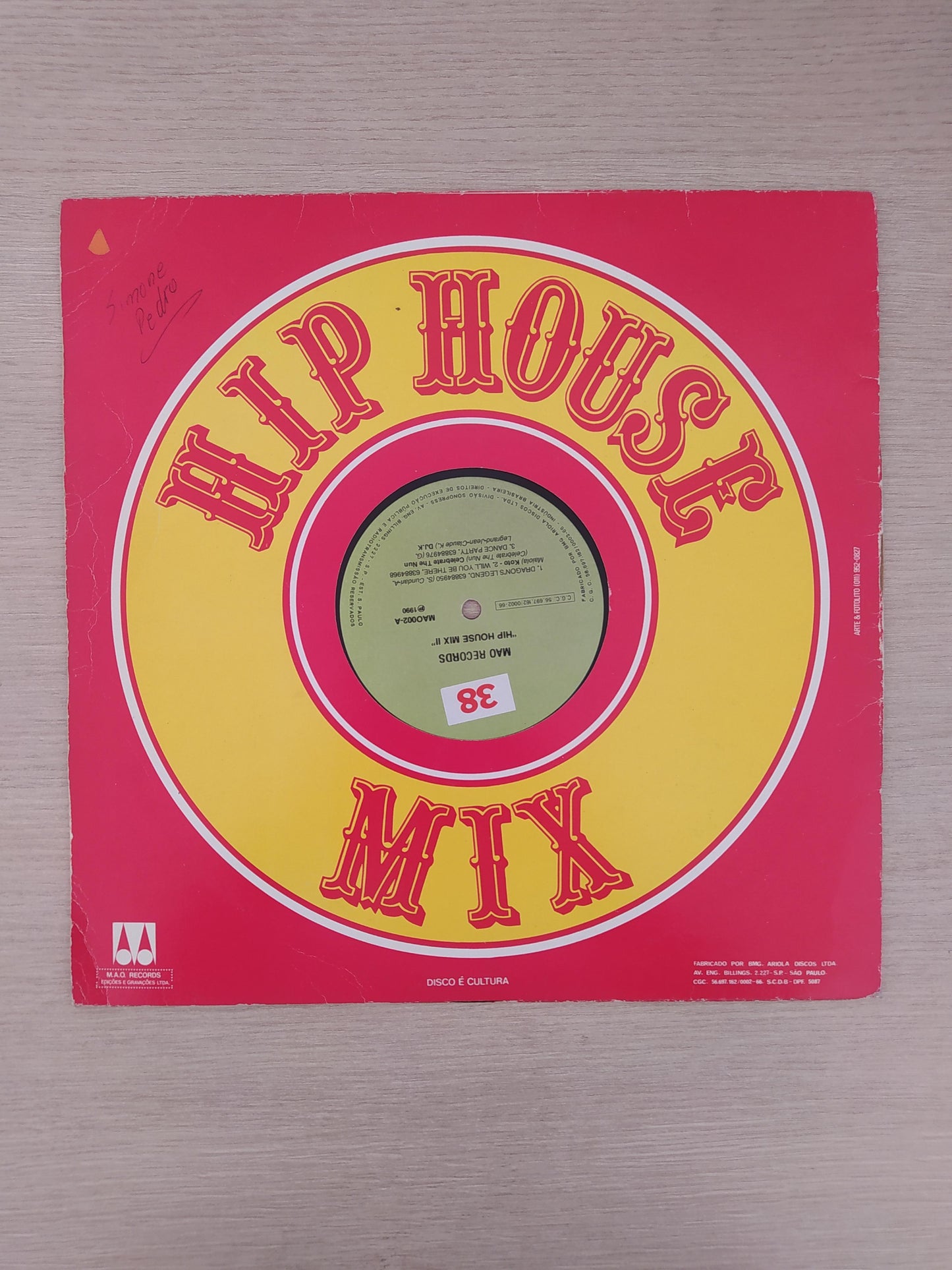 Lp Vinil Mao Records Hip House Mix Ii