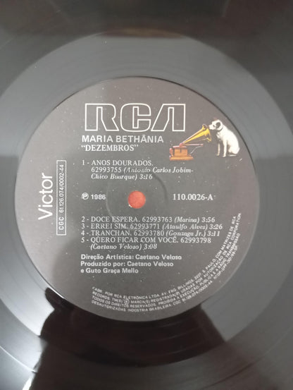 Lp Vinil Maria Bethânia Dezembros Com Encarte