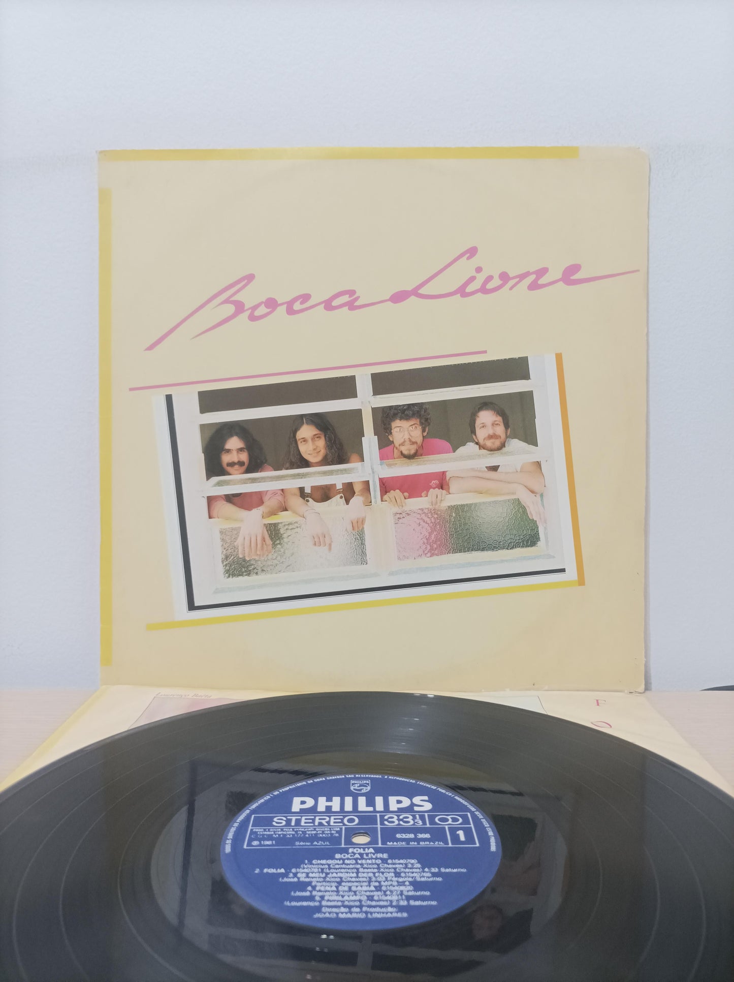 Lp Vinil Boca Livre Folia Com Encarte