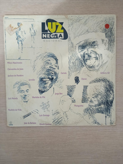 Disco Vinil Nacional Luz Negra Com Encarte A