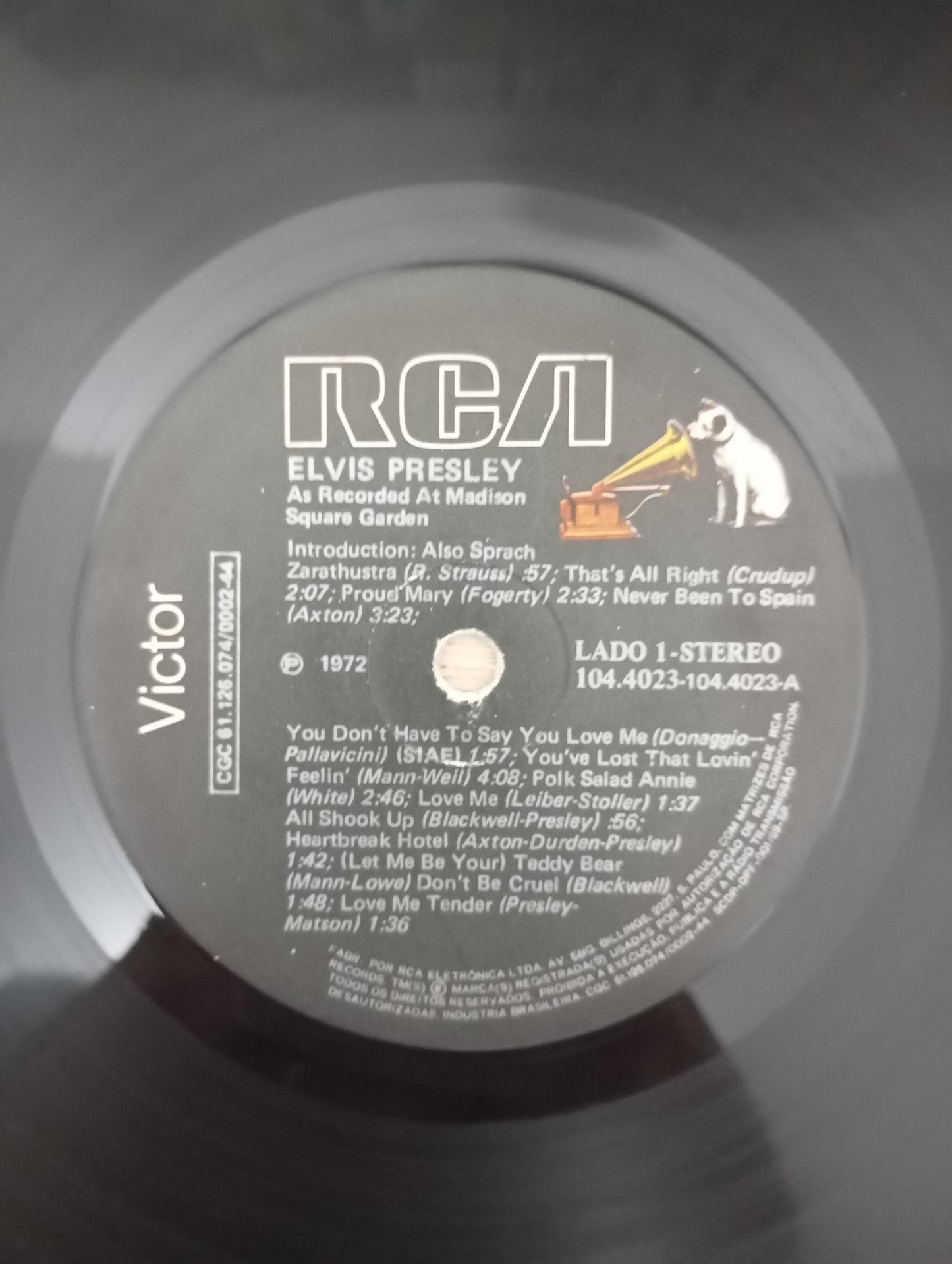 Lp Vinil Elvis Presley As Recorded At Madison Square Garden