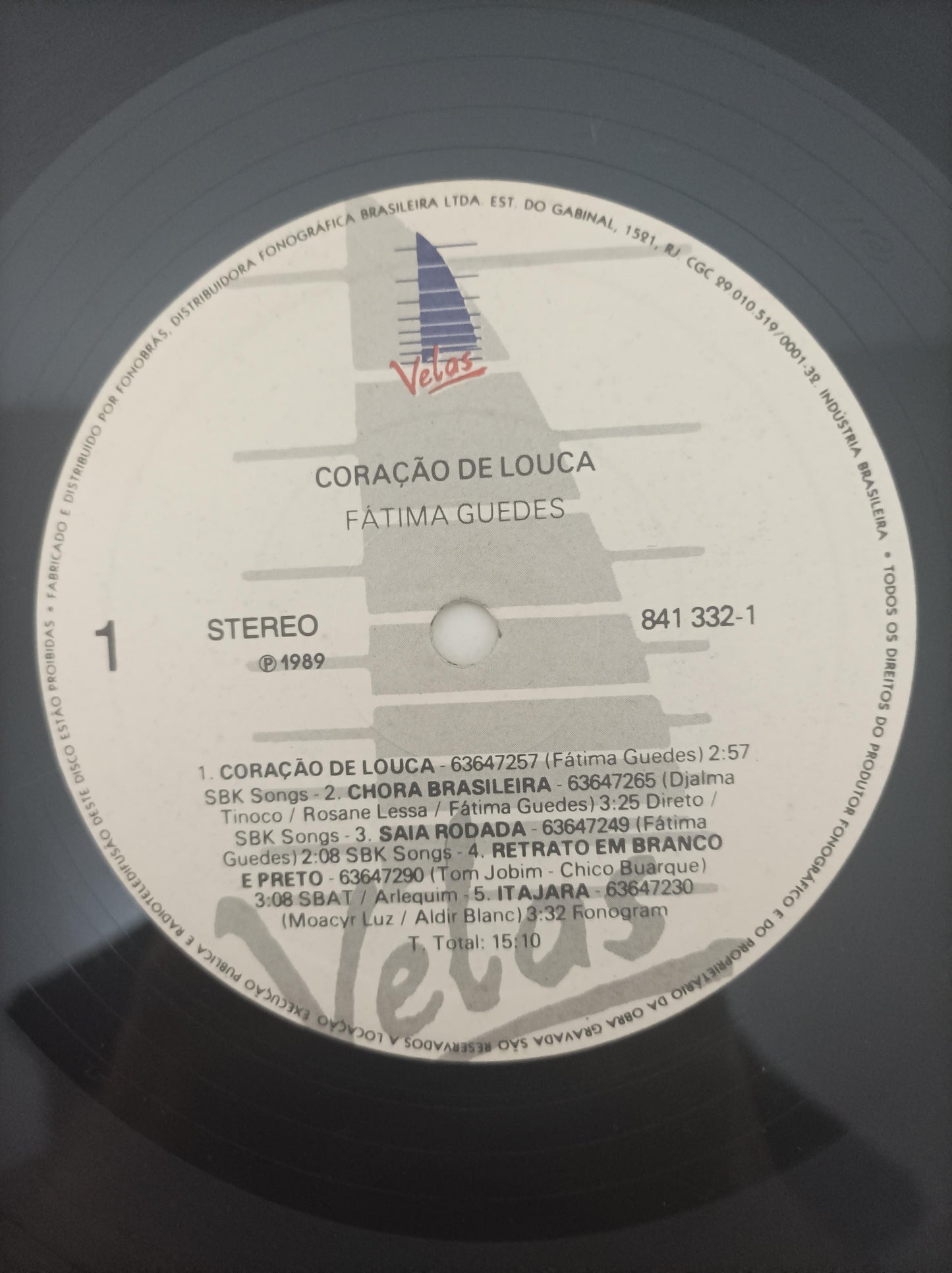 Lp Vinil Fátima Guedes Coração De Louca Com Encarte