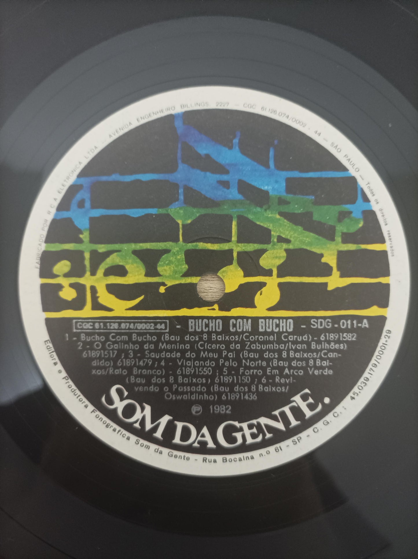 Lp Vinil Bau Dos 8 Baixos Bucho Com Bucho