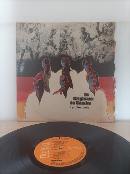 Lp Vinil Os Originais Do Samba É Preciso Cantar