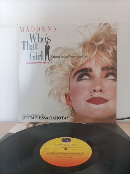 Disco Vinil Who that girl Quem é essa garota Madonna Encarte