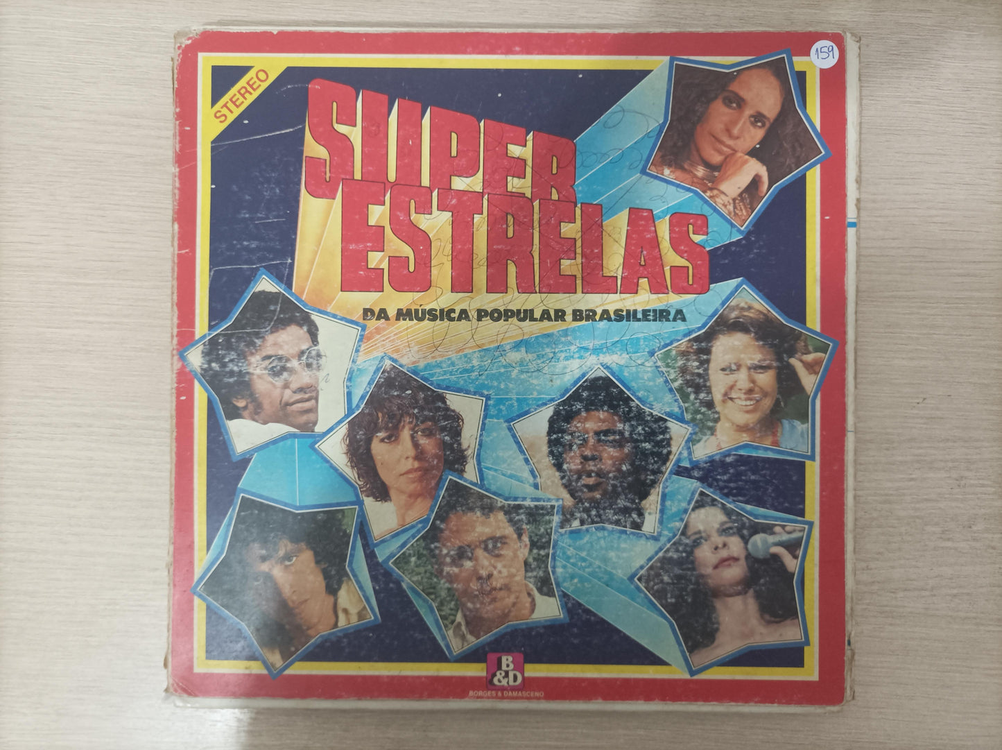 Lp Vinil Box com 8 LPs Super Estrelas Mpb Óctuplo C Encarte