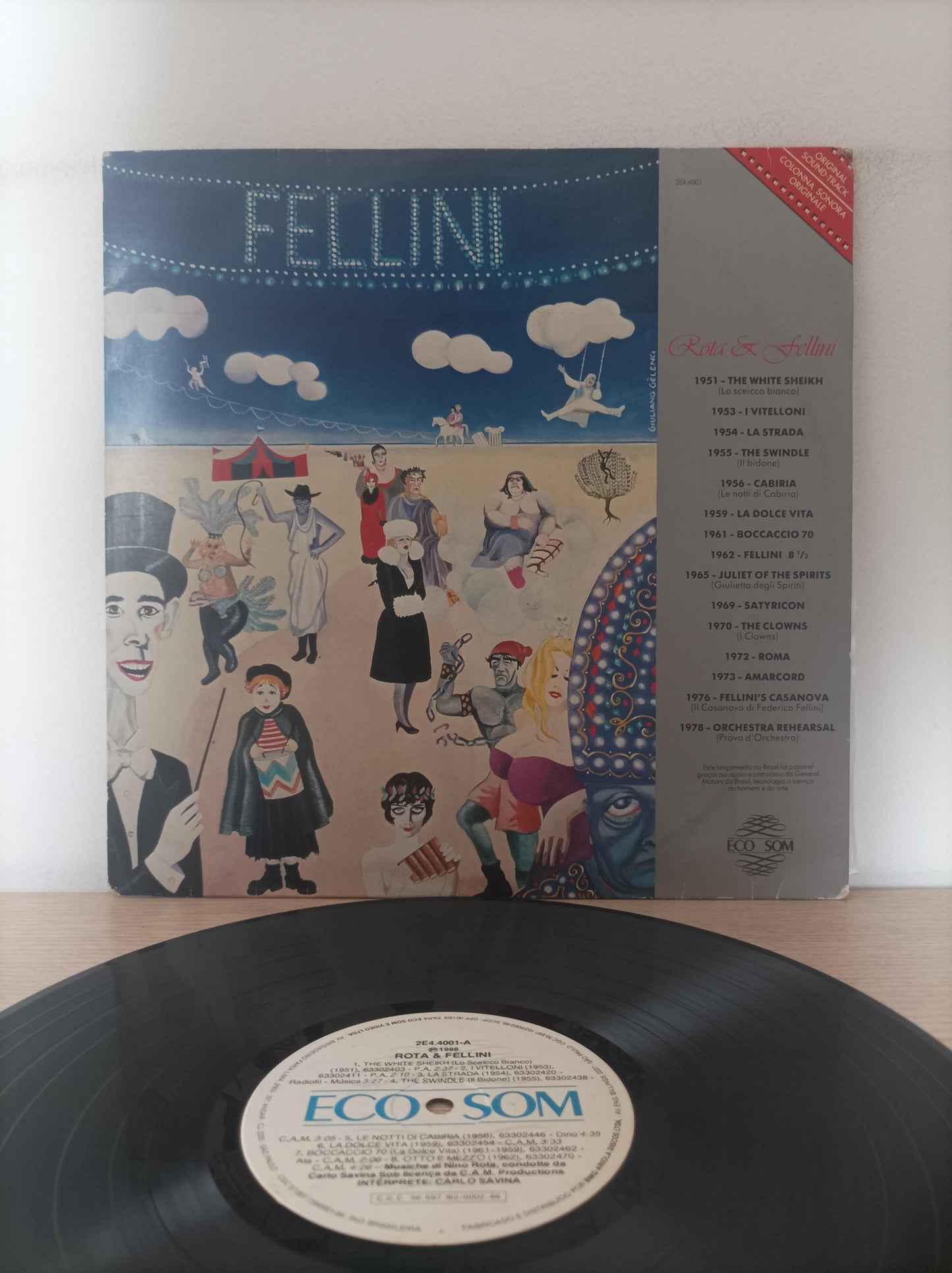 Lp Vinil Nino Rota Rota & Fellini