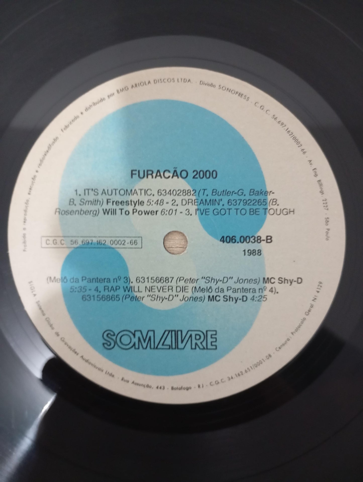 Lp Vinil Furacão 2000 1988