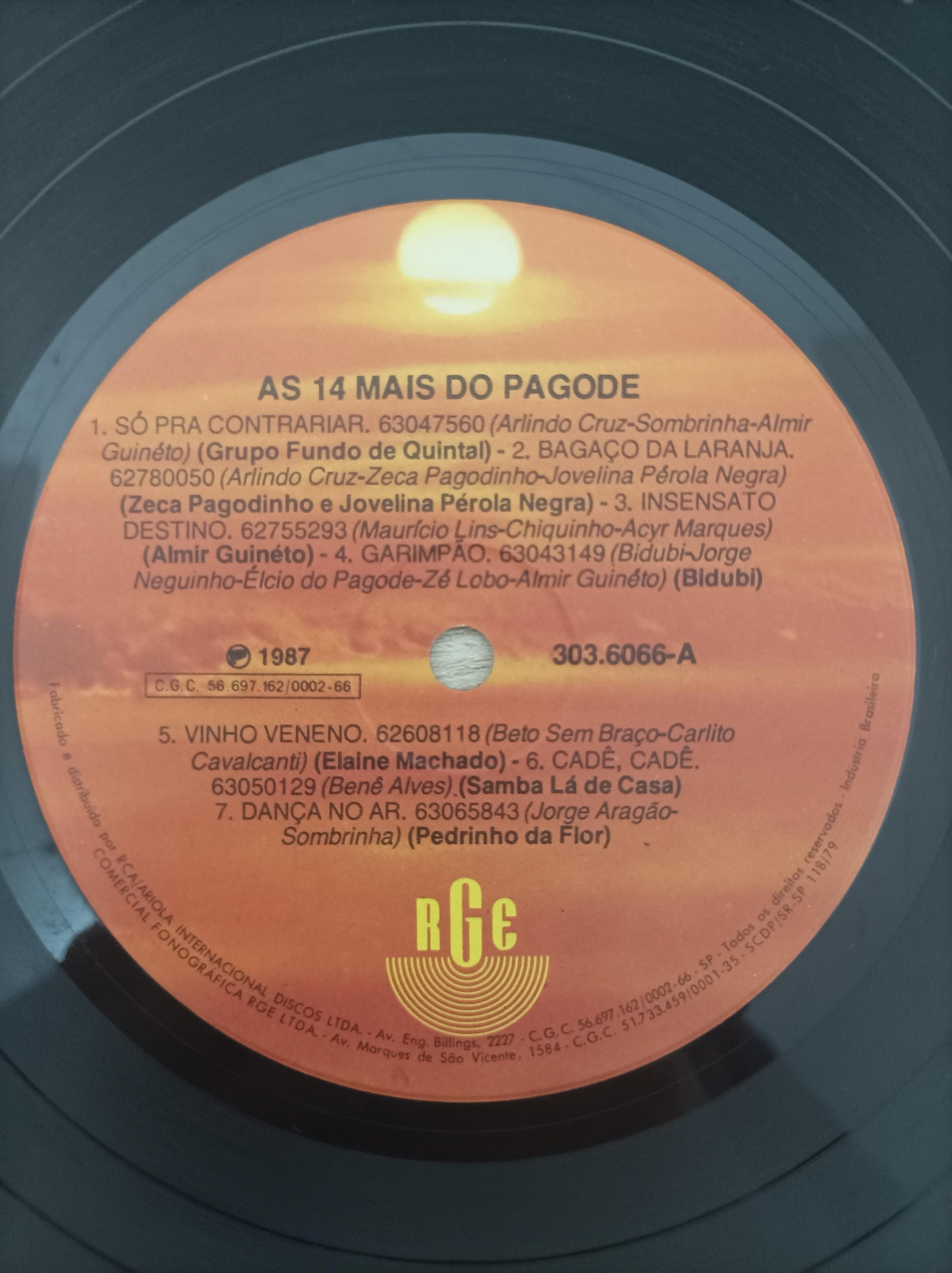 Lp Vinil As 14+ do Pagode