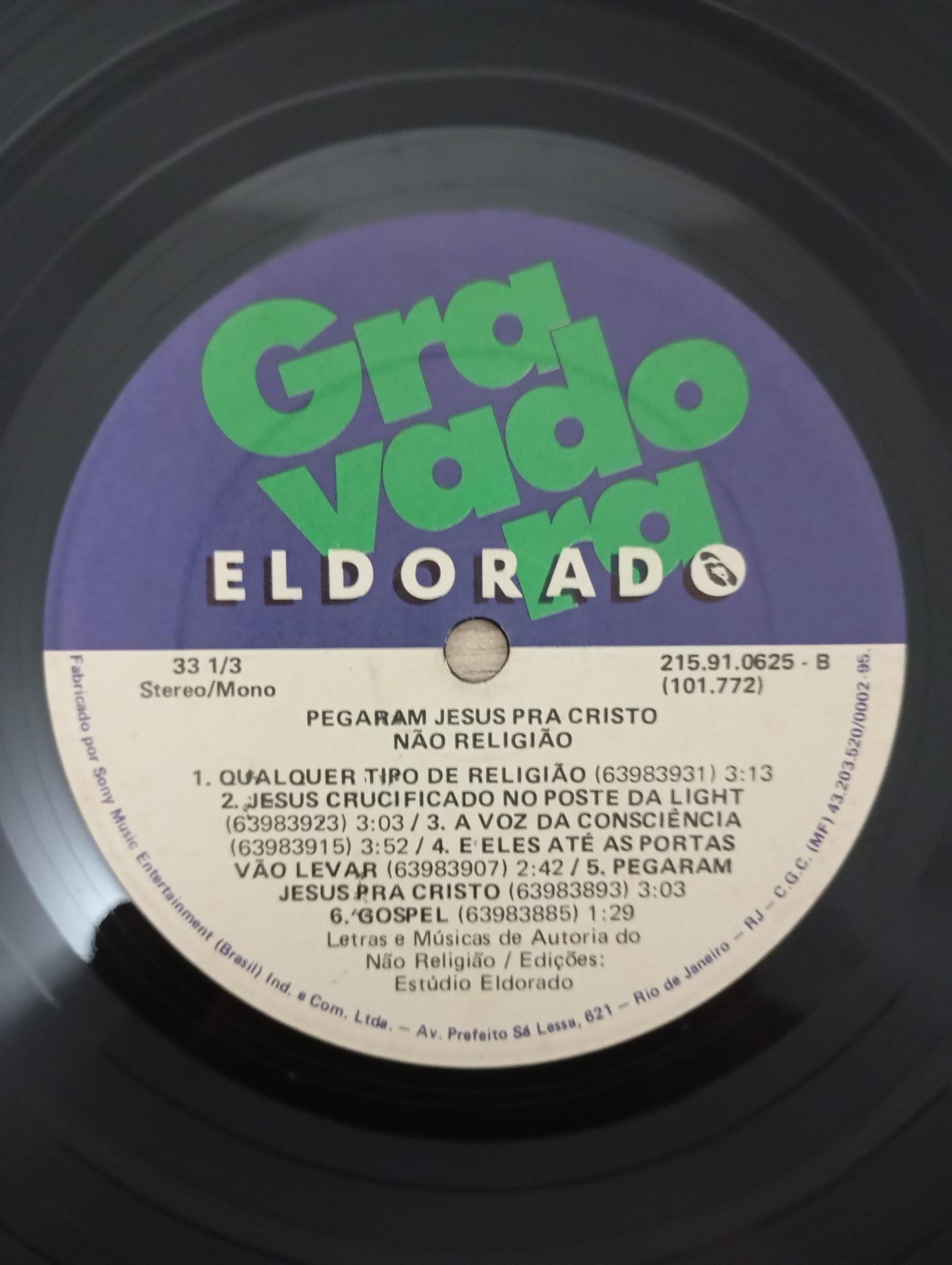 Lp Vinil Não Religião Pegaram Jesus Pra Cristo Com Encarte