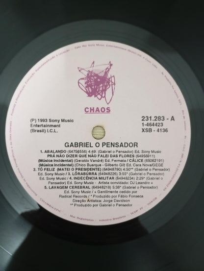 Lp Vinil Gabriel O Pensador 1993