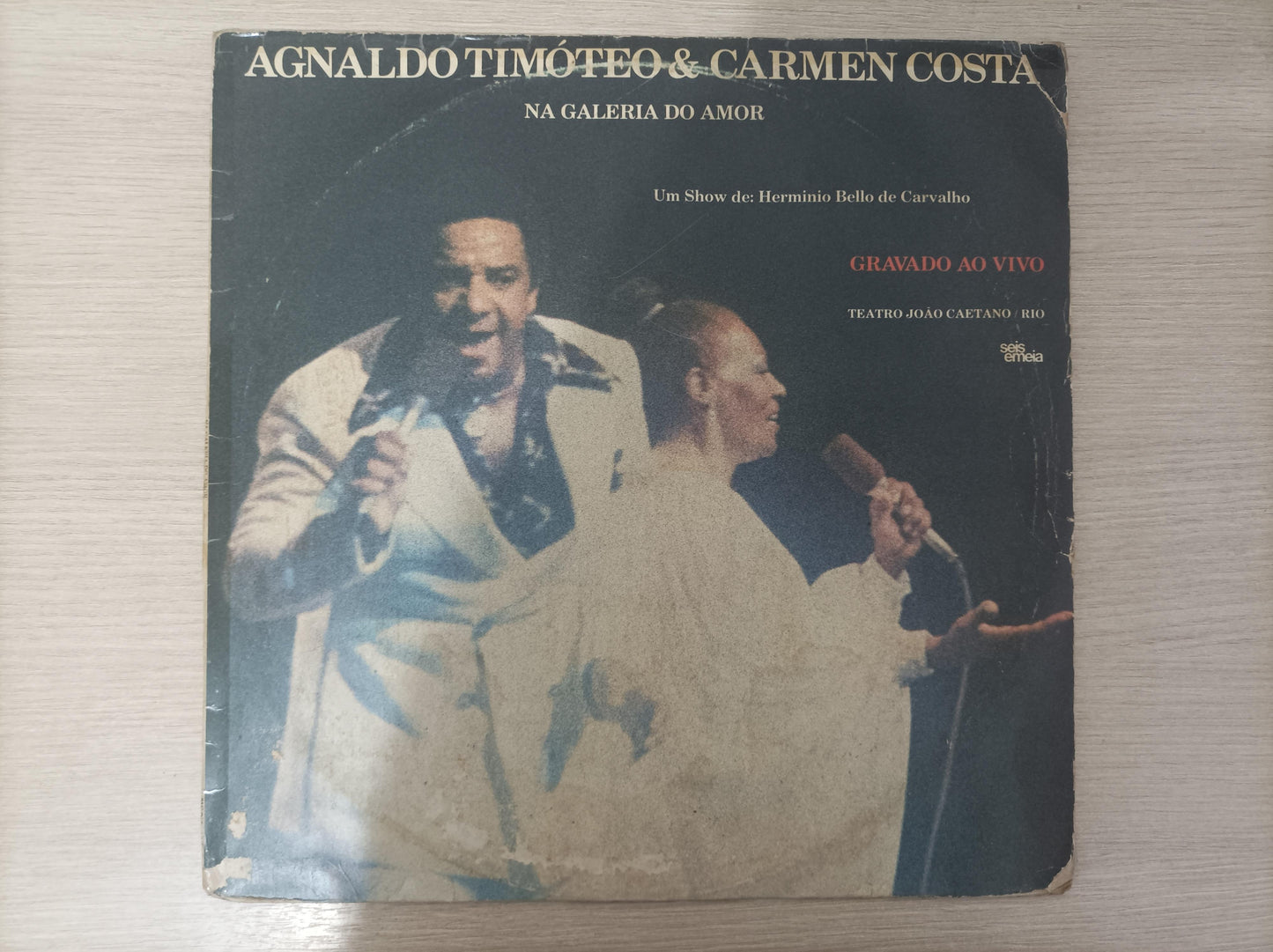 Lp Vinil Agnaldo Timóteo Na Galeria Do Amor