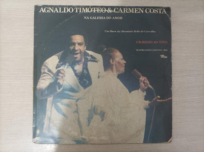 Lp Vinil Agnaldo Timóteo Na Galeria Do Amor