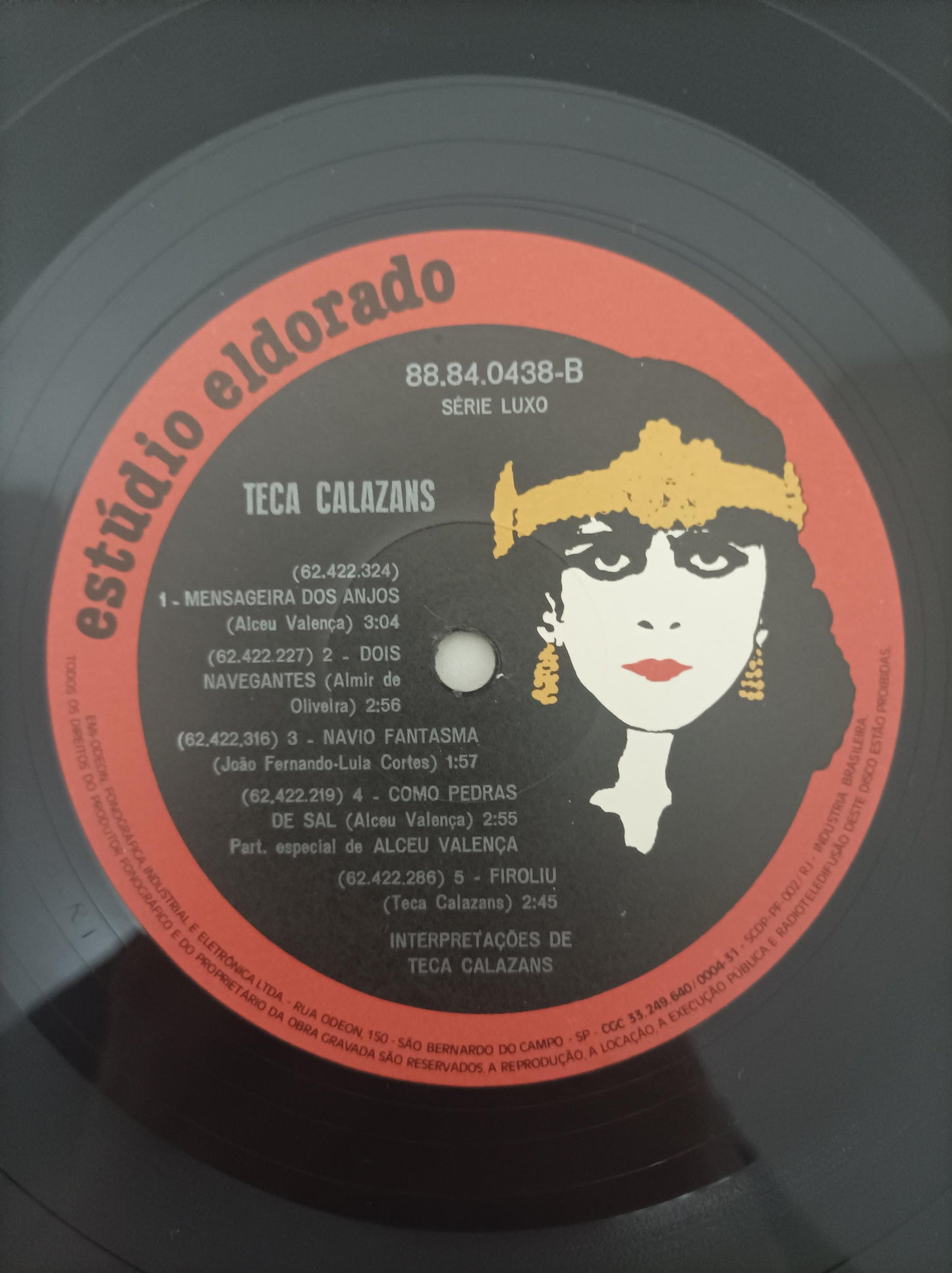 Lp Vinil Teca Calazans Mina Do Mar Com Encarte