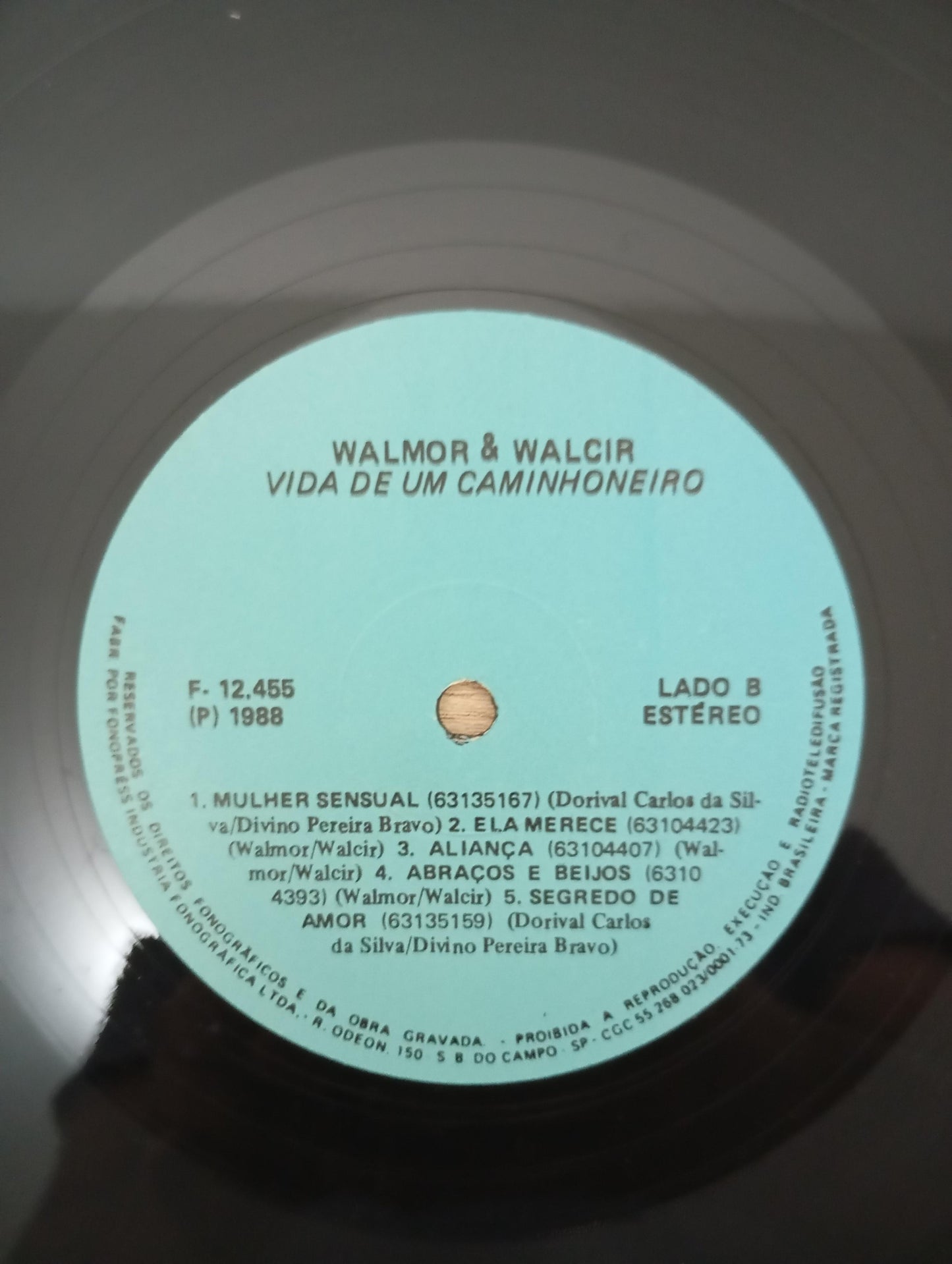 Lp Vinil Walmor e Walmir A Vida de Um Caminhoneiro