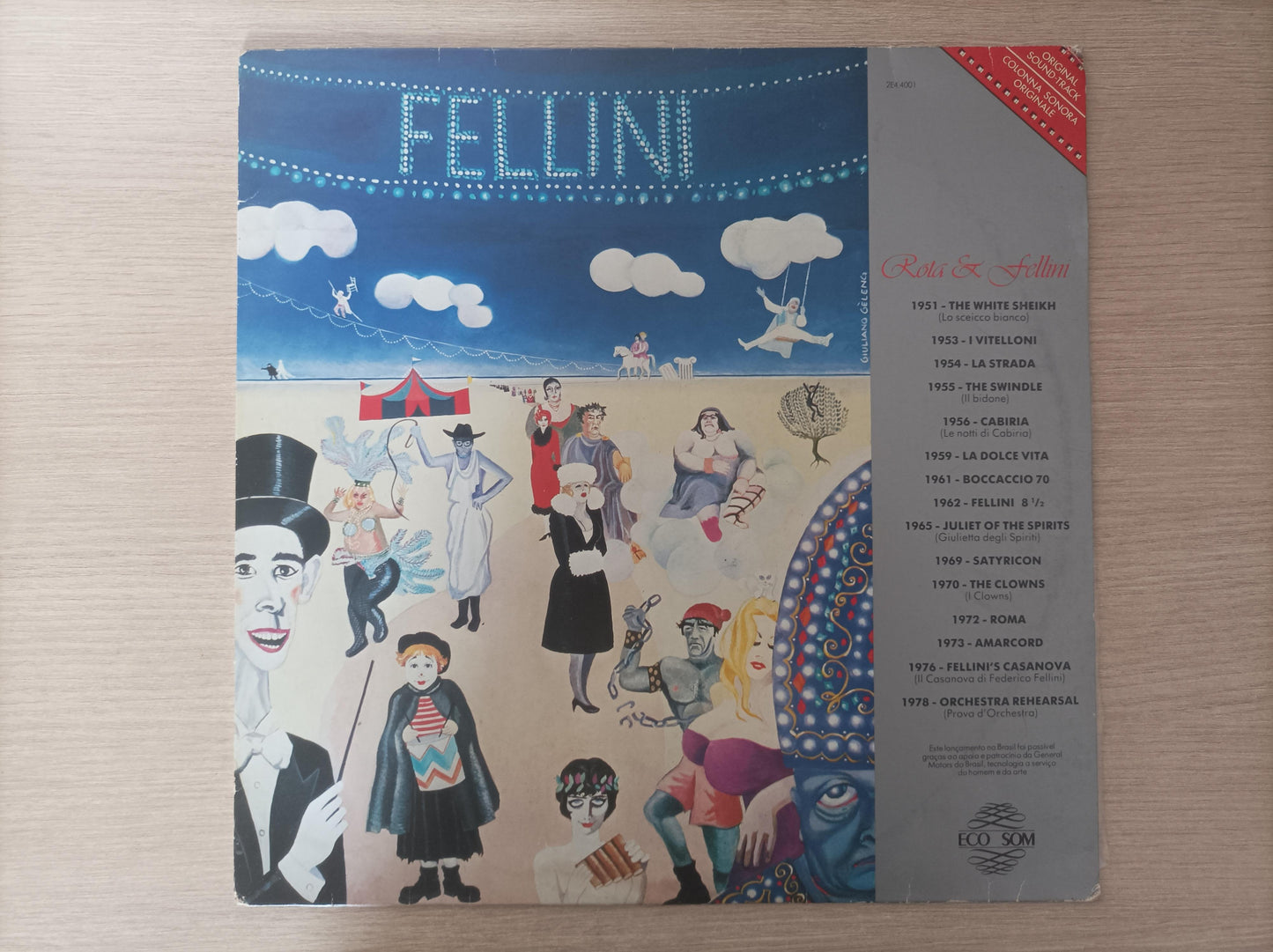 Lp Vinil Nino Rota Rota & Fellini