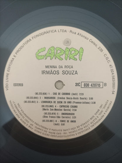 Lp Vinil Irmãos Souza Menina da Roça