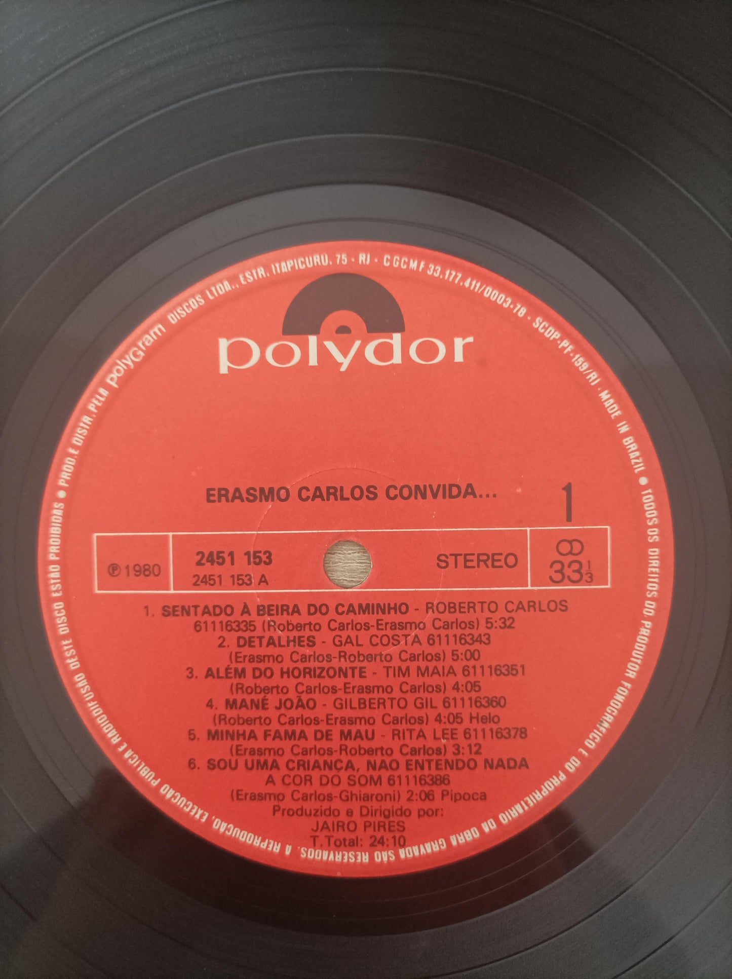 Lp Vinil Erasmo Carlos Convida Capa Dupla