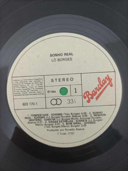 Disco Vinil Sonho Real Lo Borges Com Encarte A