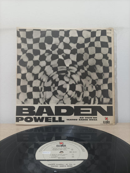 Lp Vinil Baden Powell Ao Vivo No Teatro Santa Rosa C Encarte