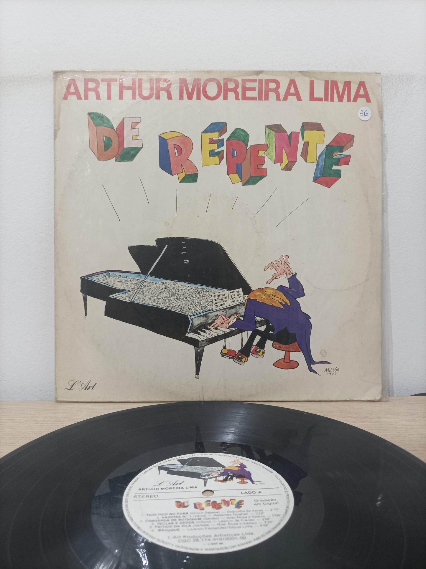 Lp Vinil Arthur Moreira Lima De Repente