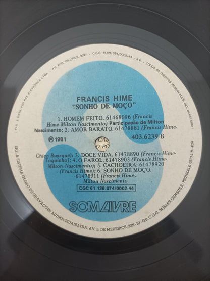 Lp Vinil Francis Hime Sonho De Moço Com Encarte