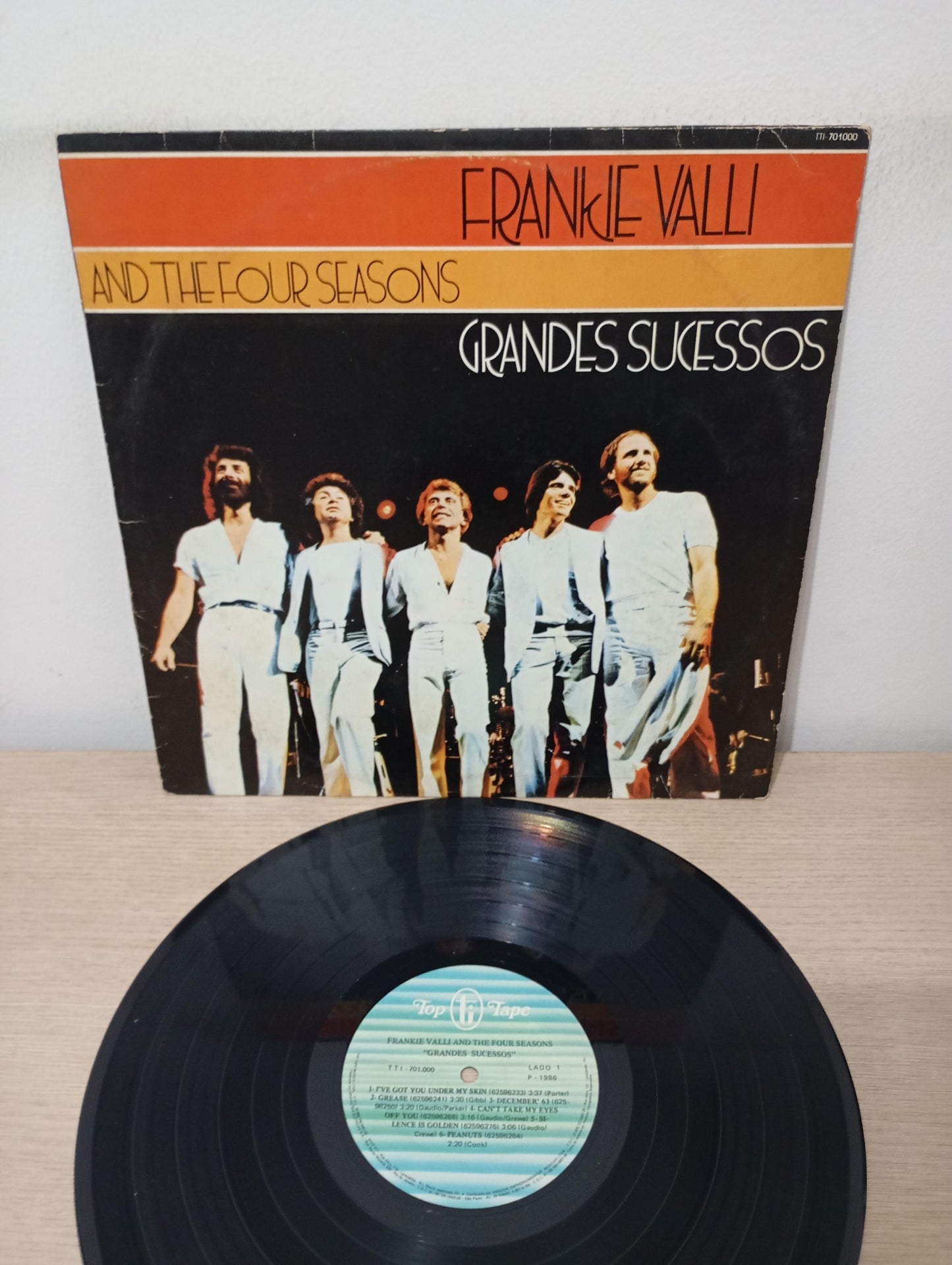 Lp Vinil Frankie Valli Grandes Sucessos