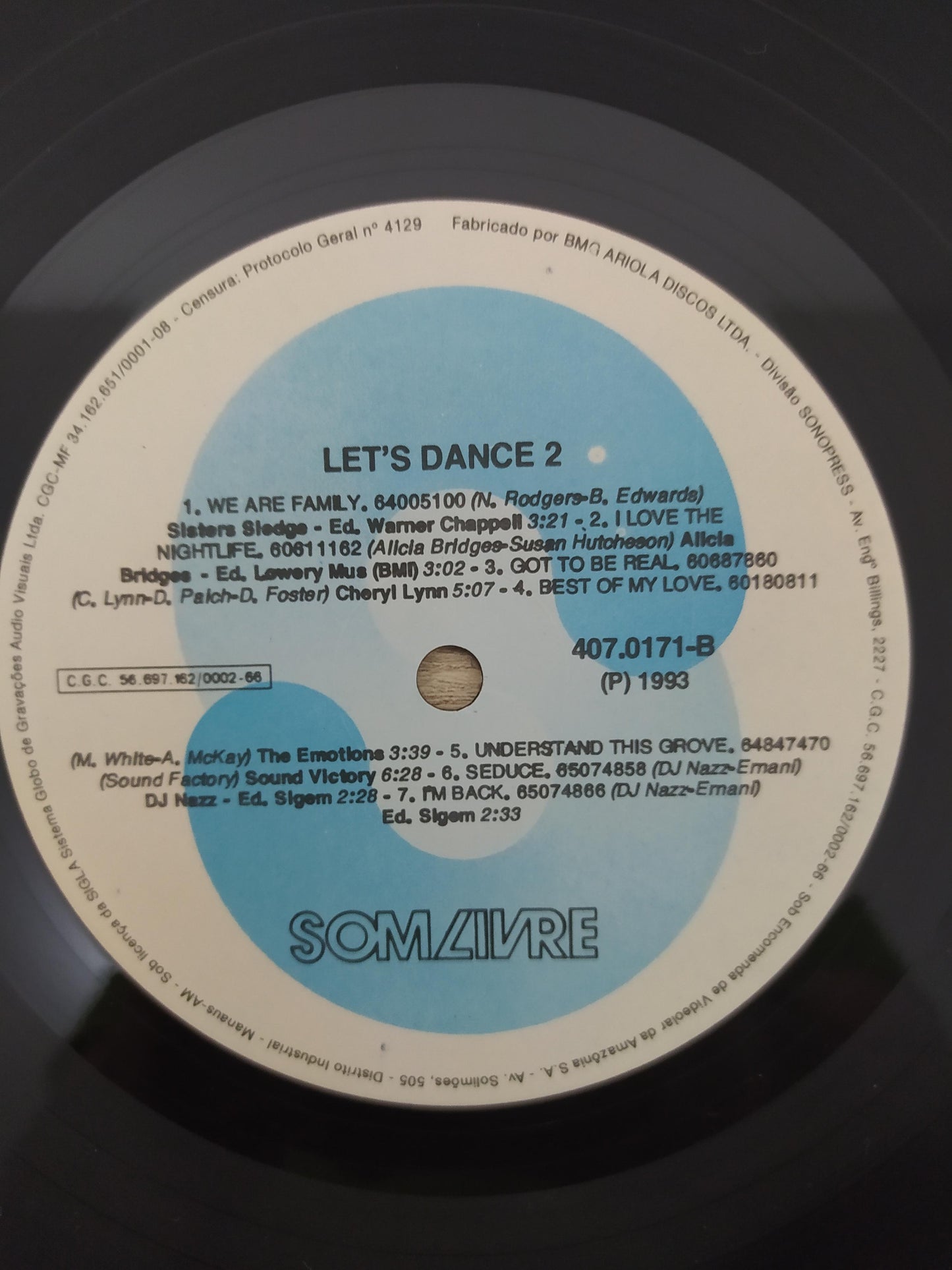 Lp Vinil Disco Let's Dance 2