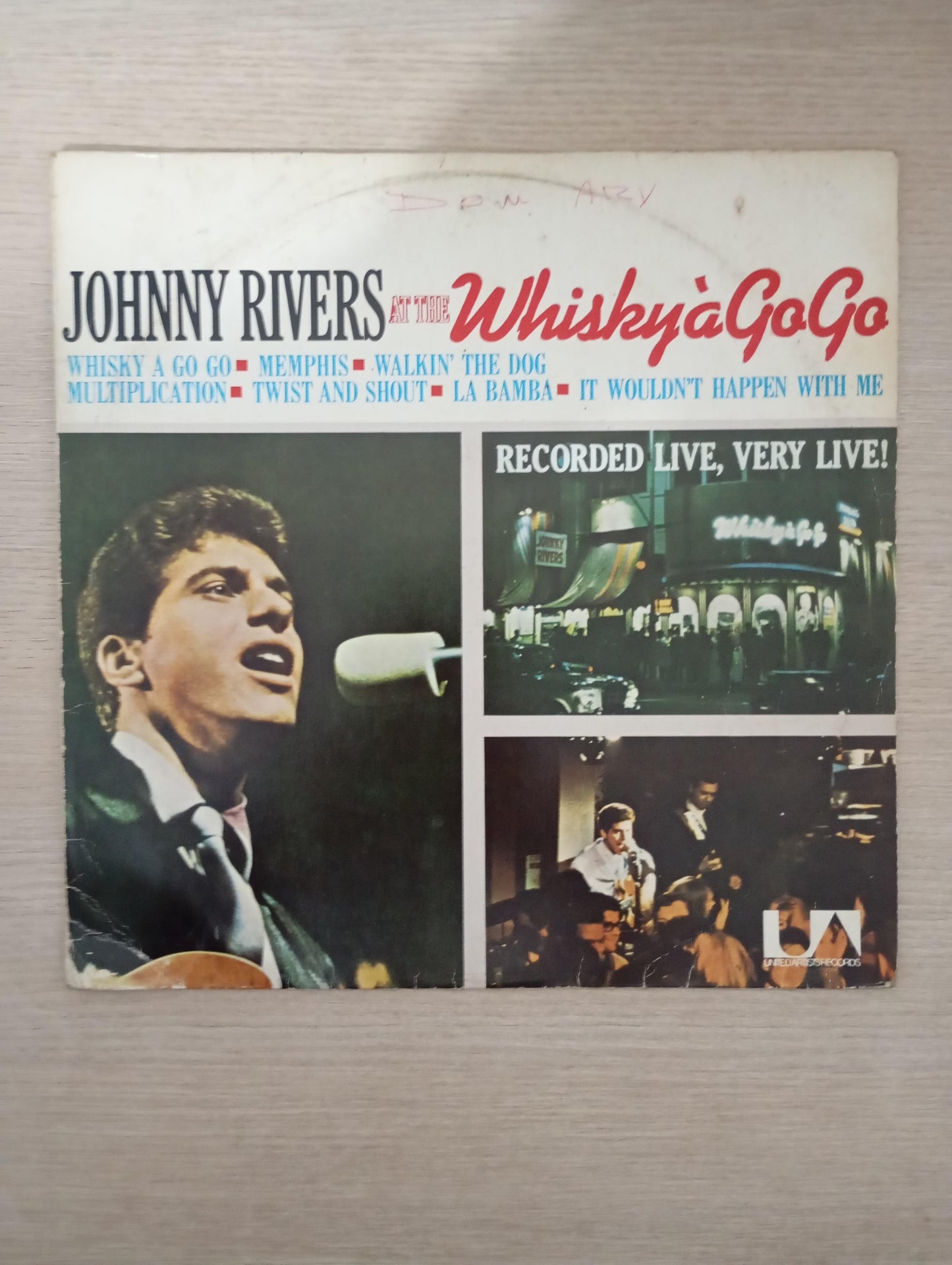 Lp Vinil Johnny Rivers Johnny Rivers At The Whisky À Go-Go