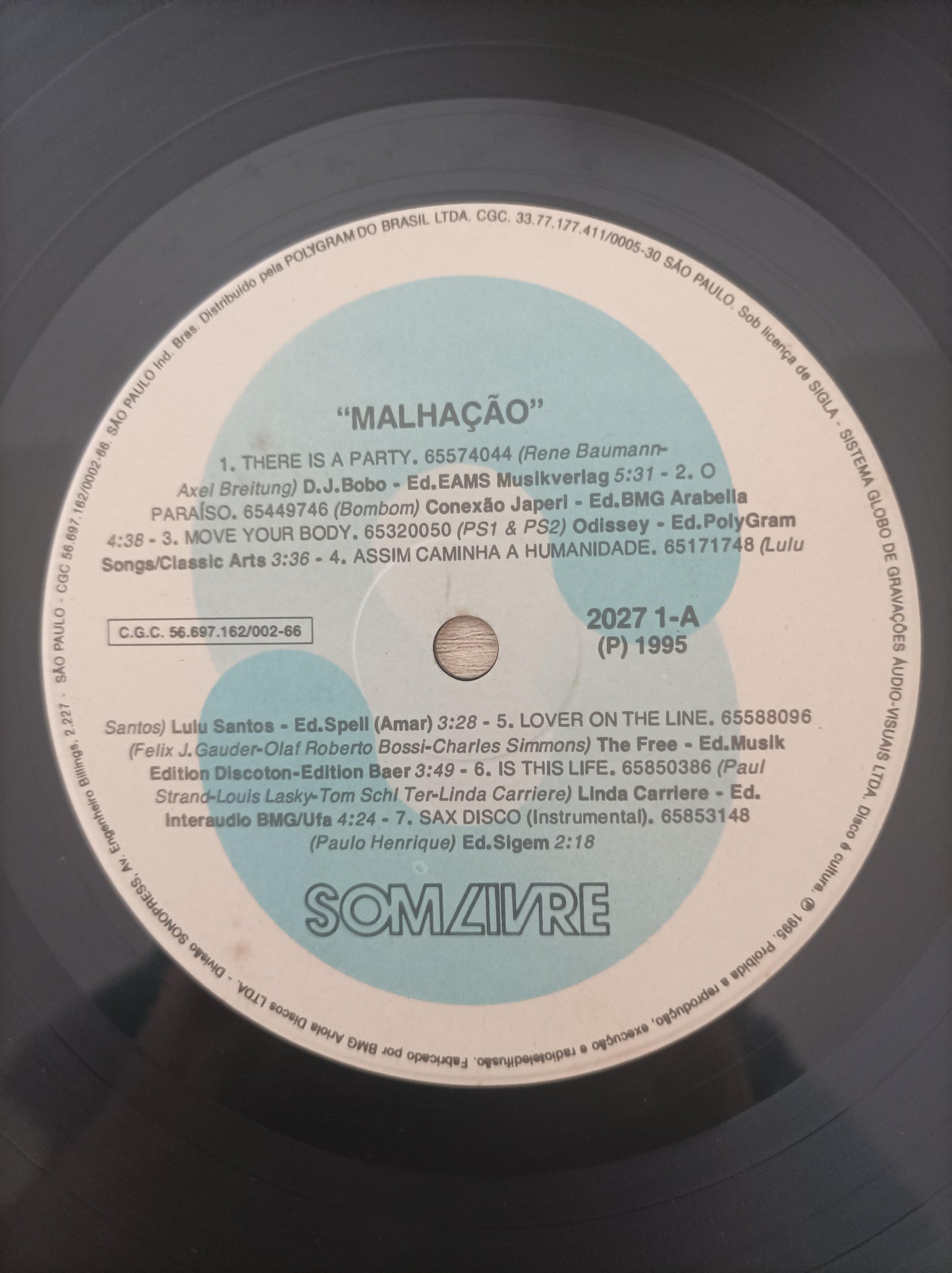 Lp Vinil Malhação Vol. 1