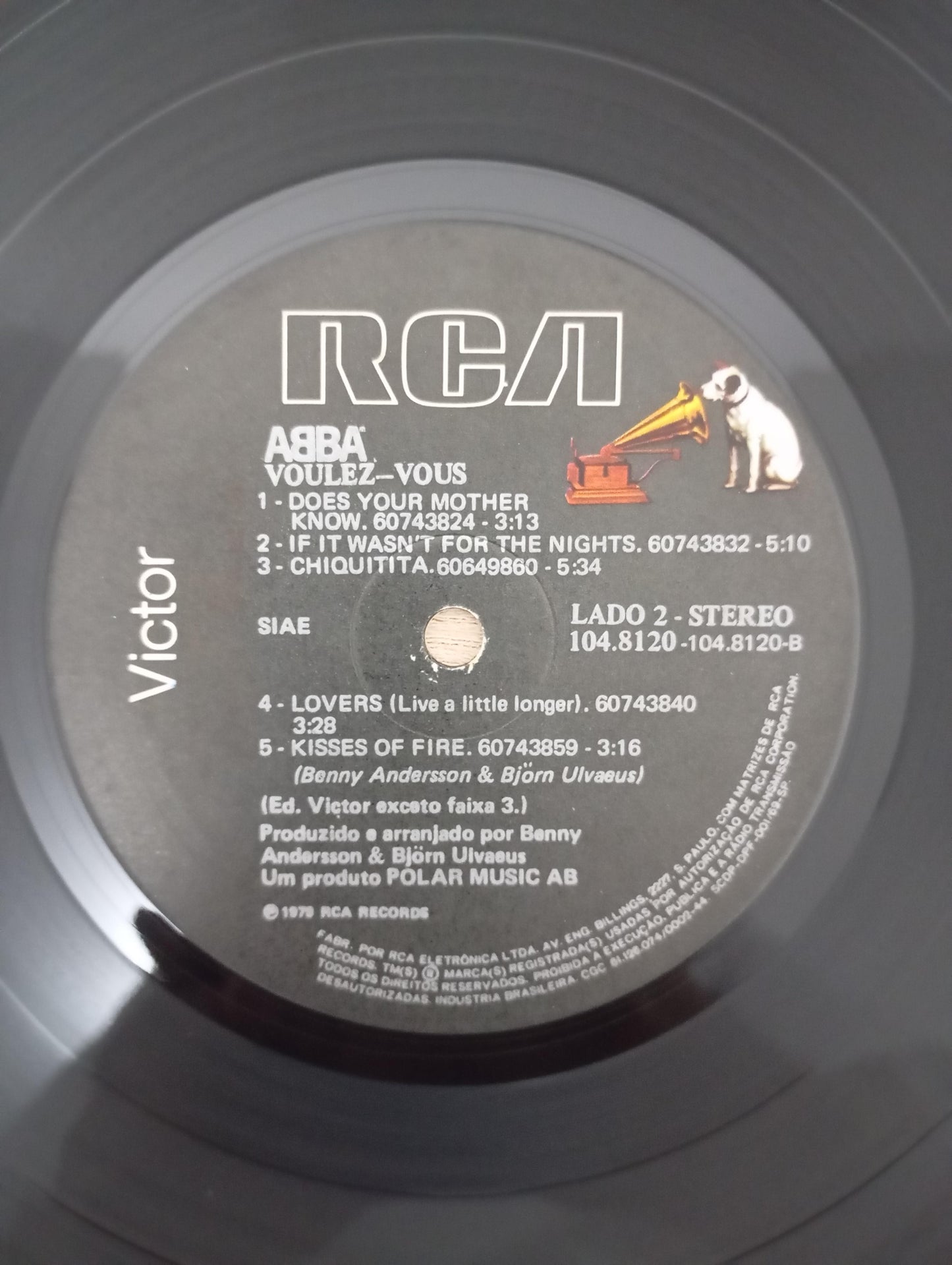 Disco Vinil Voulez-Vous ABBA A