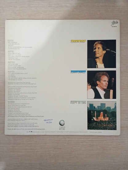 Disco Vinil The Concert Central Park Simon Garfunkel Duplo