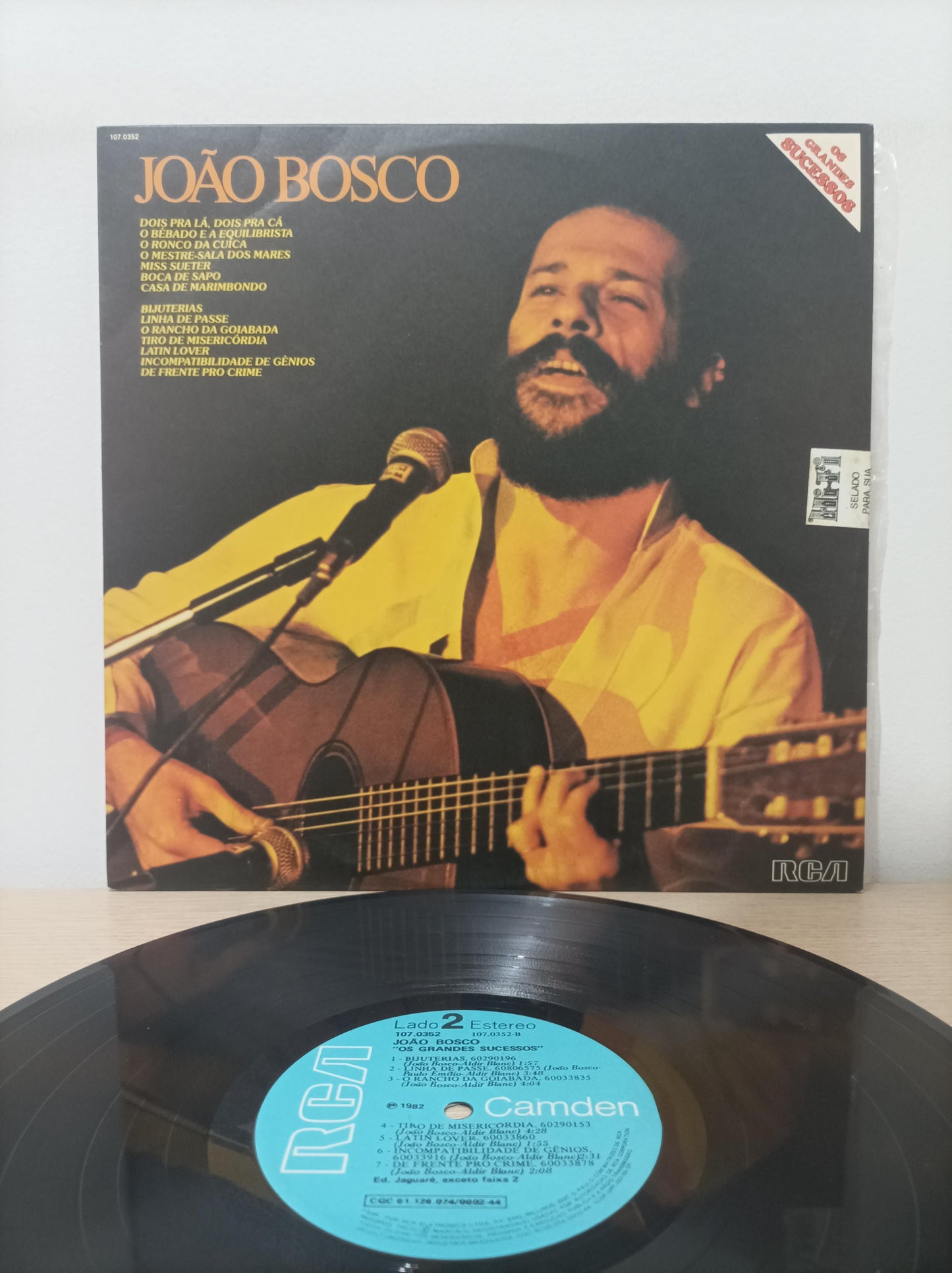 Lp Vinil João Bosco Os Grandes Sucessos