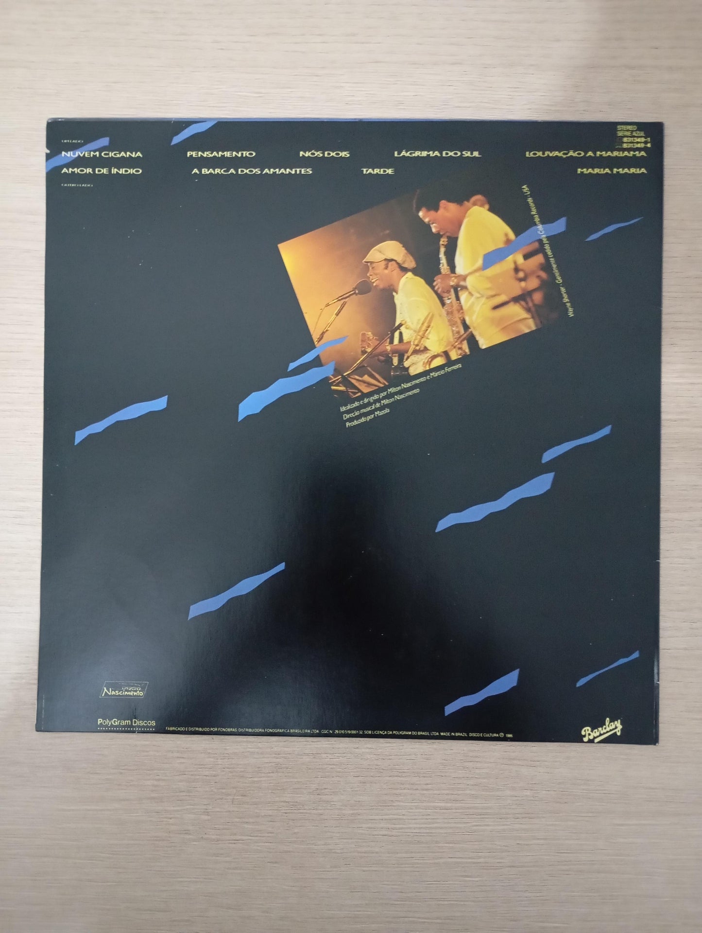 Lp Vinil Milton Nascimento A Barca Dos Amantes Com Encarte