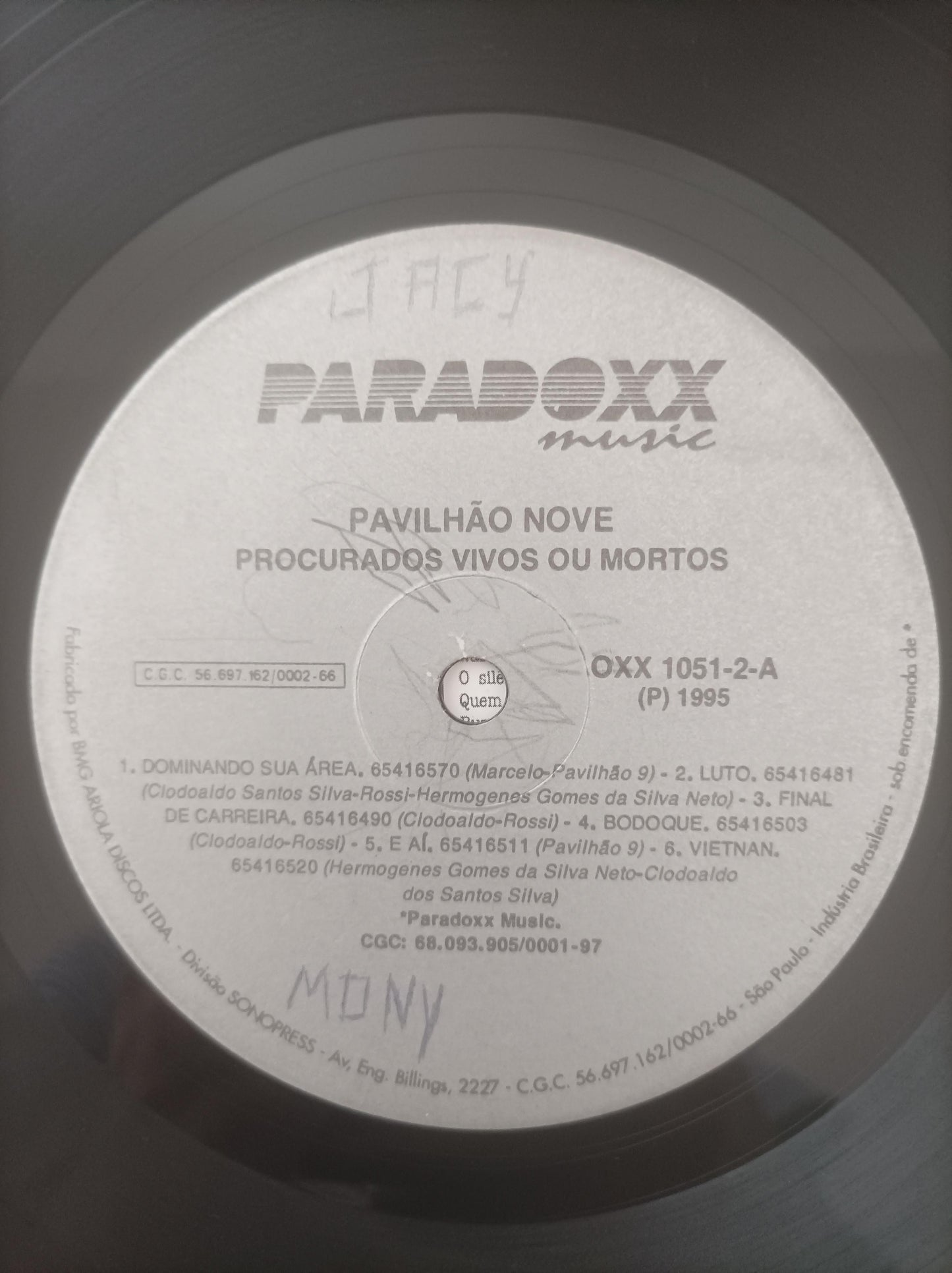 Lp Vinil Pavilhão 9 Procurados Vivos Ou Mortos Com Encarte