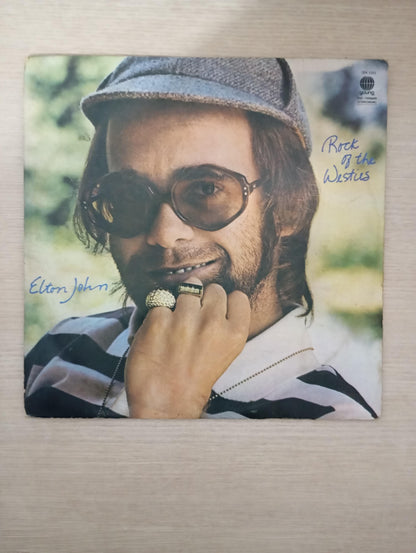 Disco Vinil Rock Of The Westies Elton John Com Encarte A