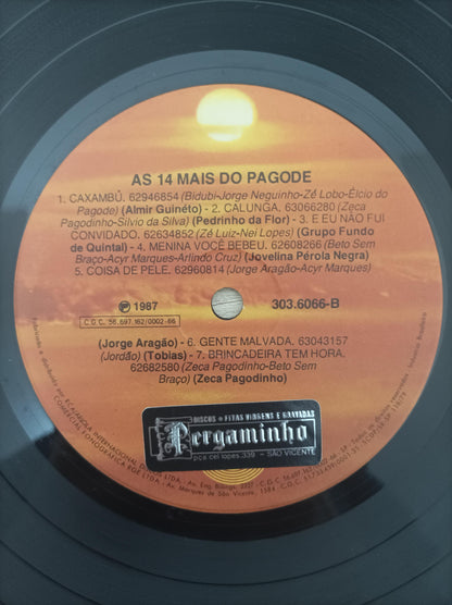 Lp Vinil As 14+ do Pagode