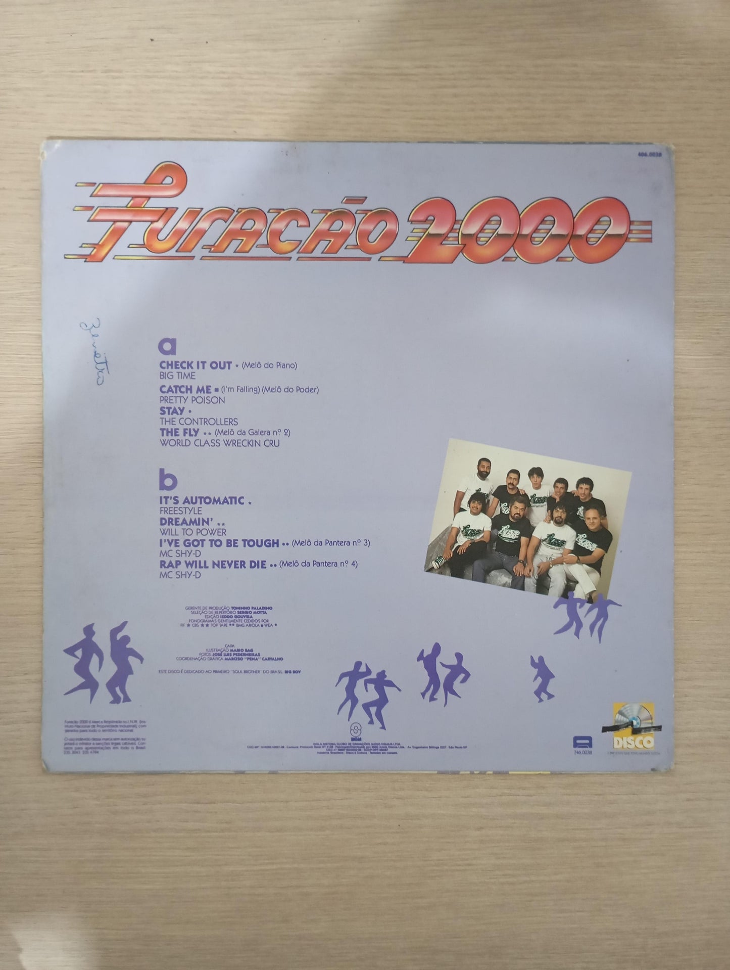 Lp Vinil Furacão 2000 1988